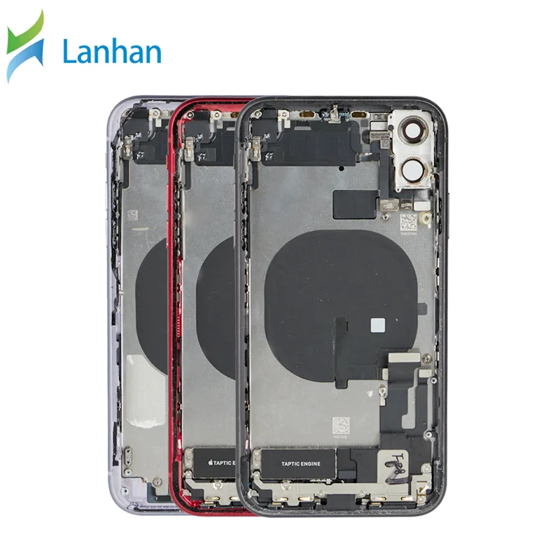 Full assembly Back Housing Panel Cover For iphone 11 body Aluminum Custom Part with logo