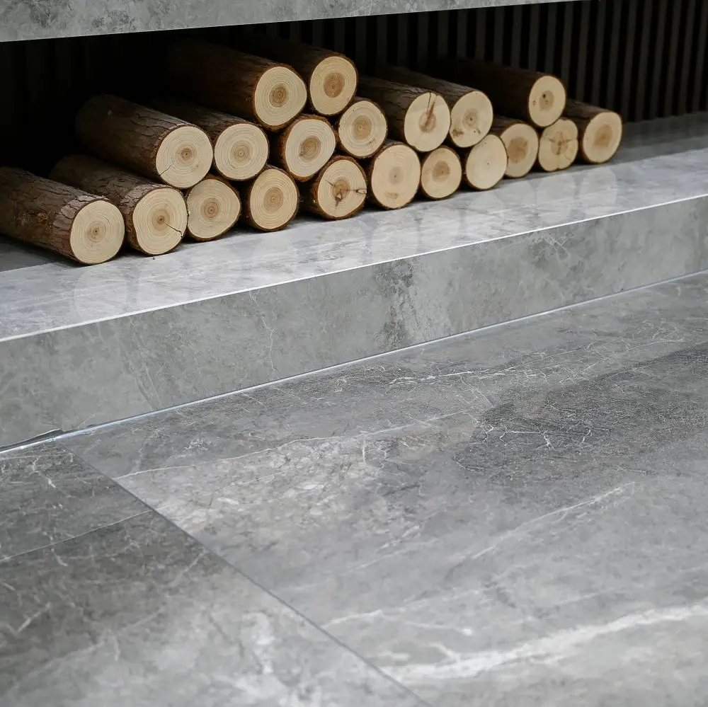 
Wholesale 800*800 Marble Texture Dark Gray Marble Full Polished Glazed Tiles 