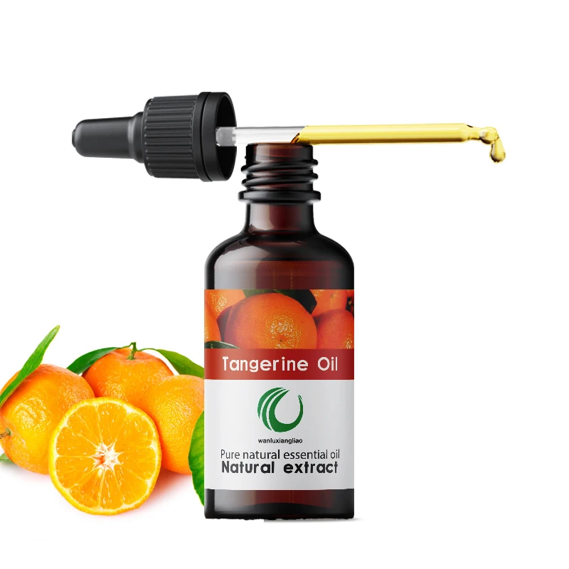 100% Organic Plant Natural Organic Tangerine Essential Oil Used as Antiseptic and Skin Hair Care Massage