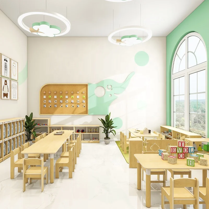Kindergarten Montessori Classroom Design with Premium Preschool Furniture and Daycare Furniture Wholesale
