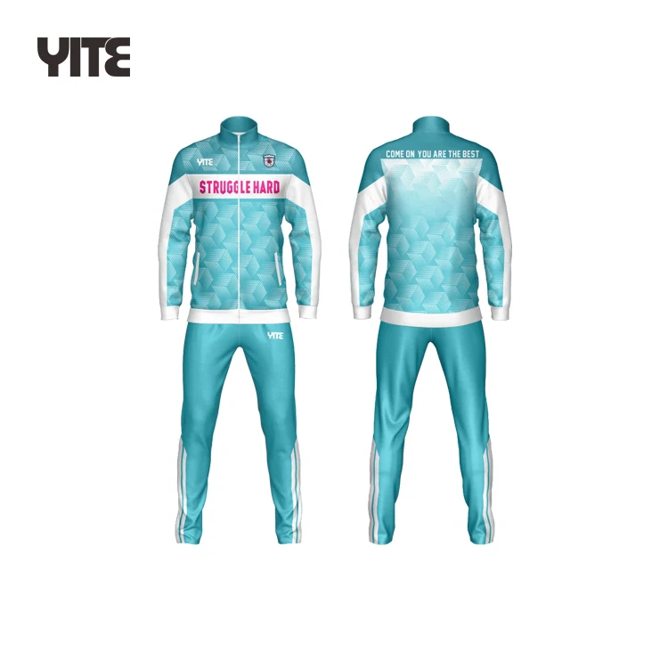 High quality custom your own personal fashion tracksuits hot selling latest style men tracksuit set