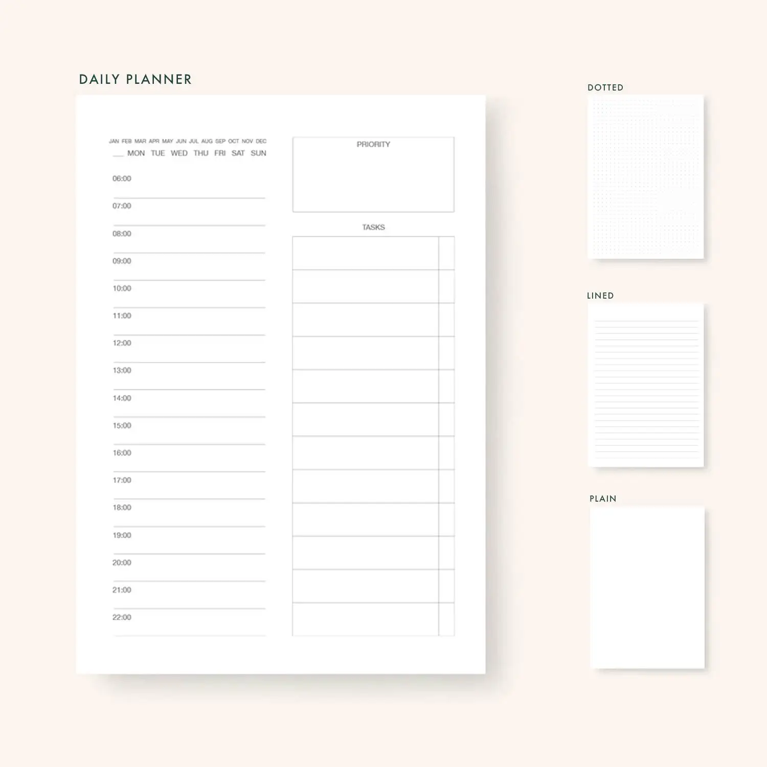 Custom Pattern Soft Touch Wipeable Cover Personalised Notebook Birth Flower Pattern Notebook for each month