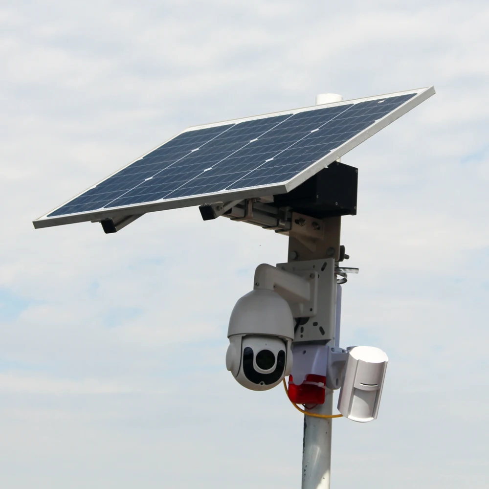 Professional 1080P star light sensor 18X optical zoom ptz outdoor  PIR wifi gsm solar camera 4g solar cctv camera