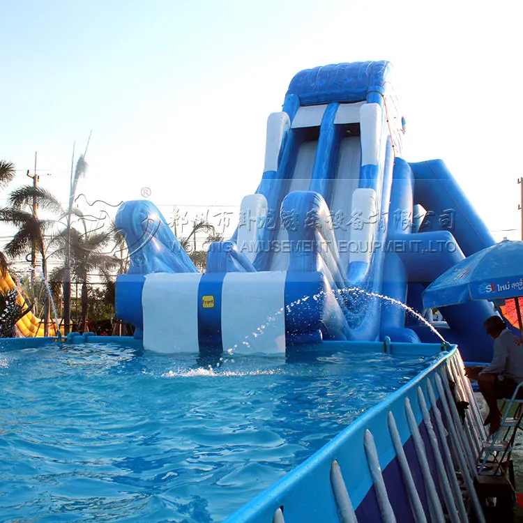 HS-110 Fly слайд 26,5x15x11,5 М гигантские надувные водные горки для продажи