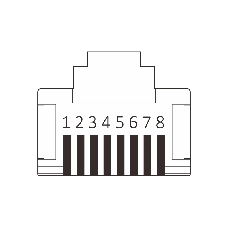 RJ45 male to M12 A-Code male molded 1.5m Cat 5e SFTP 4x2x24AWG 5 million drag chain cable