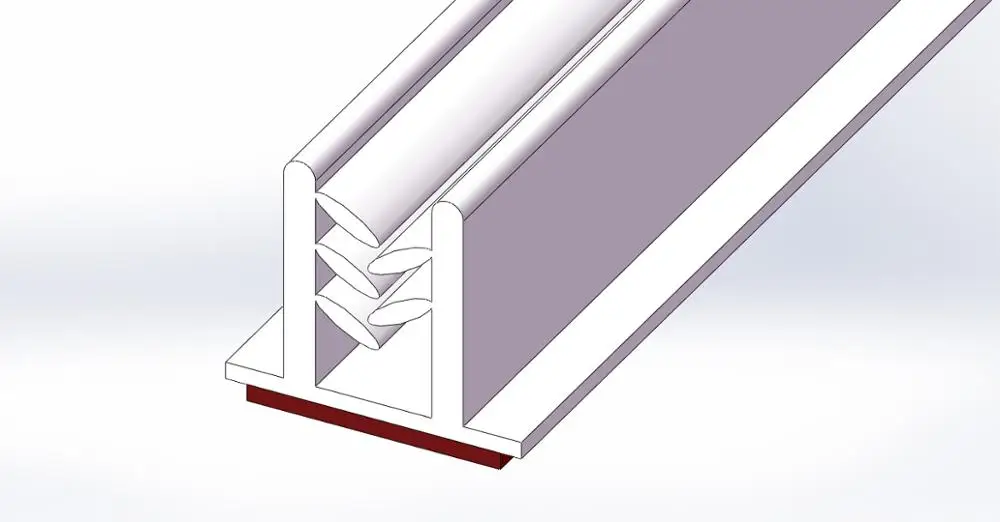 HZL Factory Flexible Custom Clear Plastic Display PVC Acrylic Supermarket Shelf Sign Gripper Grip Strip Card Holder Price Tag