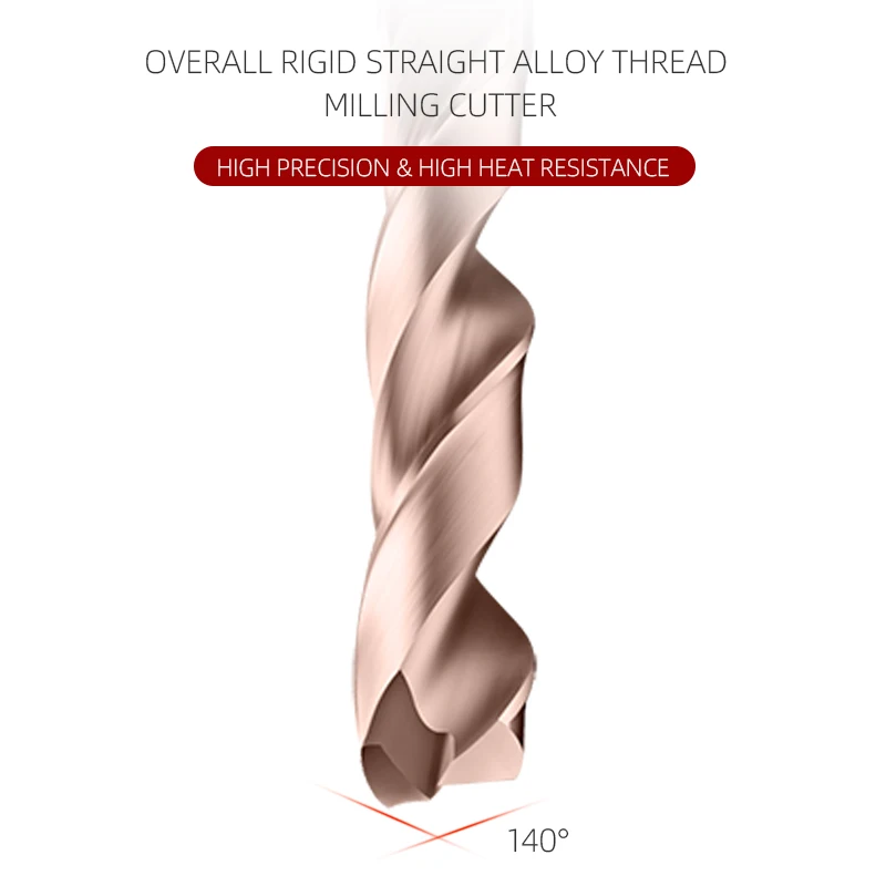 High Performance 5D Twist Carbide Drill Bits, CNC Drill Bits for Carbon Steel Cast Iron