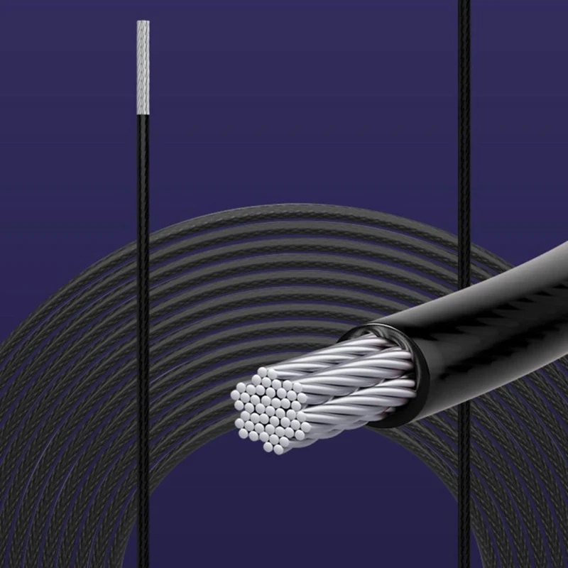 Custom Color Adjustable Soft Skipping Rope Wholesale Fitness Training Jump Ropes Made PVC PP Lightweight Speed Smart Features