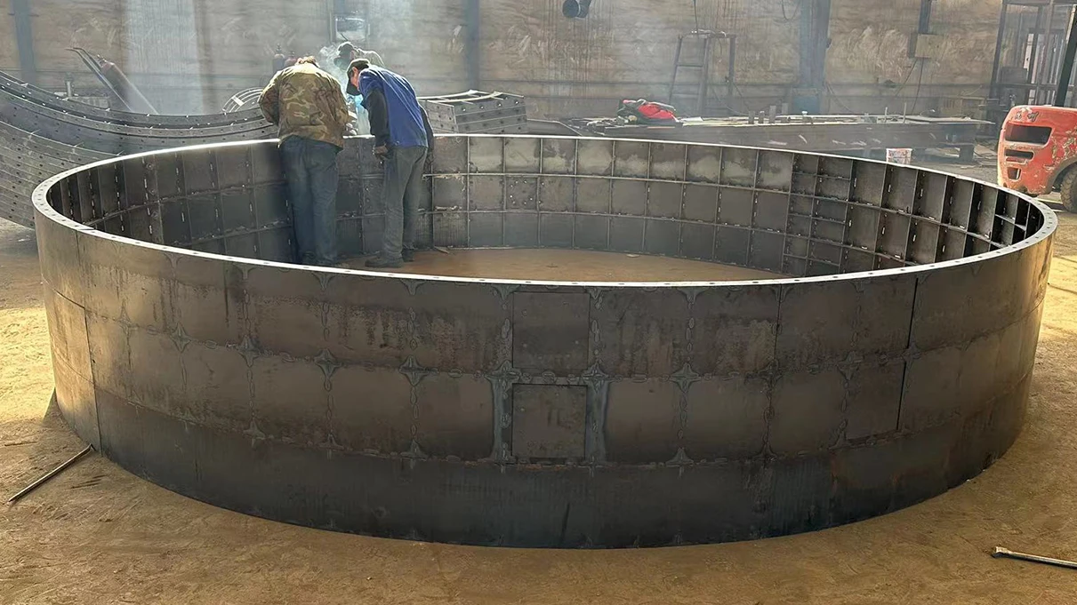 Irregular cylindrical steel formwork Concrete formwork Municipal concrete formwork