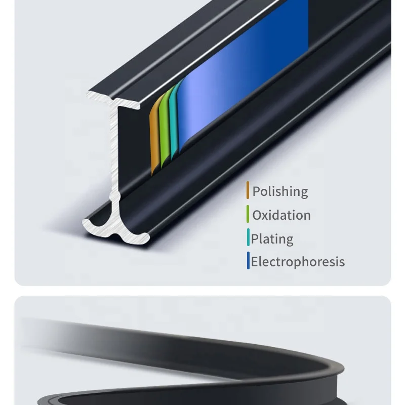 white sliding ceiling curtain track rail single curve curtain rail track for bathroom