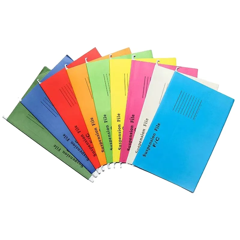 2021 Custom Hot Manila Hanging Recycled Paper File Folder Suspension File