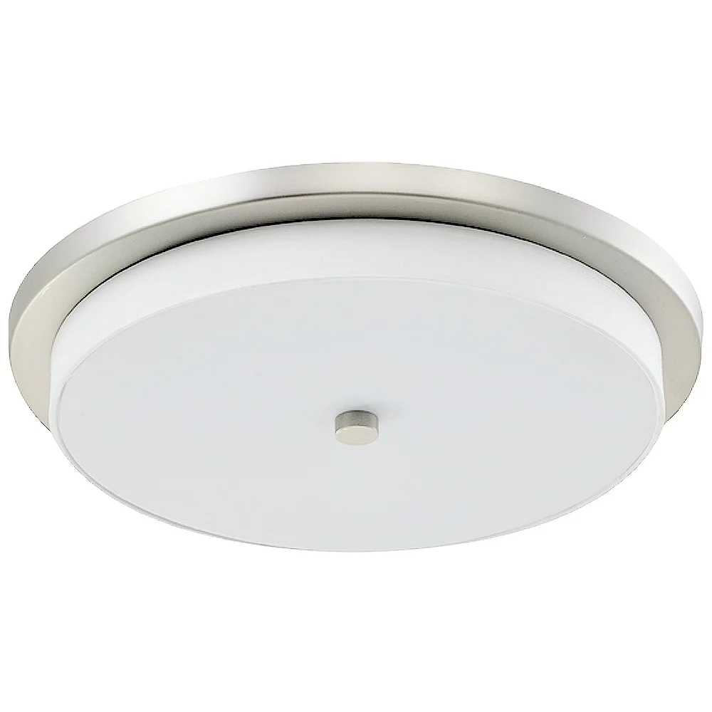 10 inch White Fabric Shade Round Surface Mounted Home  Office Modern Ceiling Light