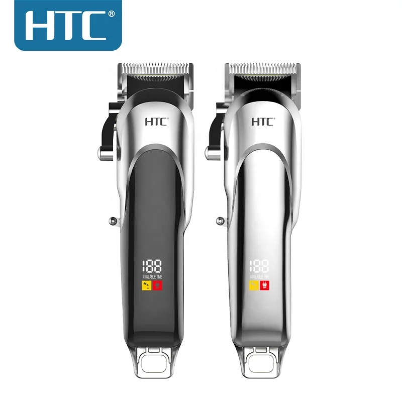 HTC CT-8087 Newest Professional Barber&Home Use Strong Power LED Lithium Battery Hair Clipper