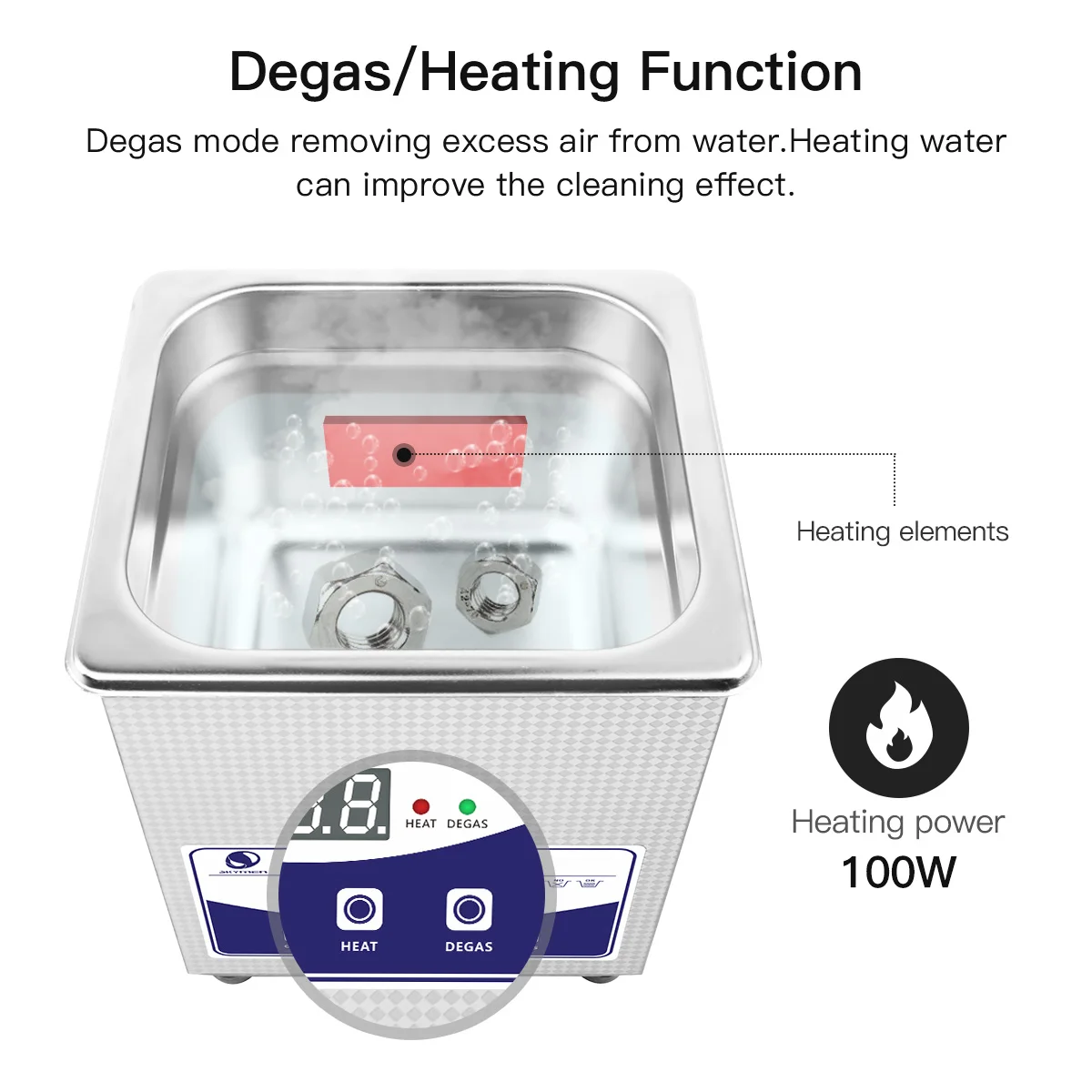 guangdong skymen JP-010T 2L digital ultrasonic cleaning machine degassing equipment