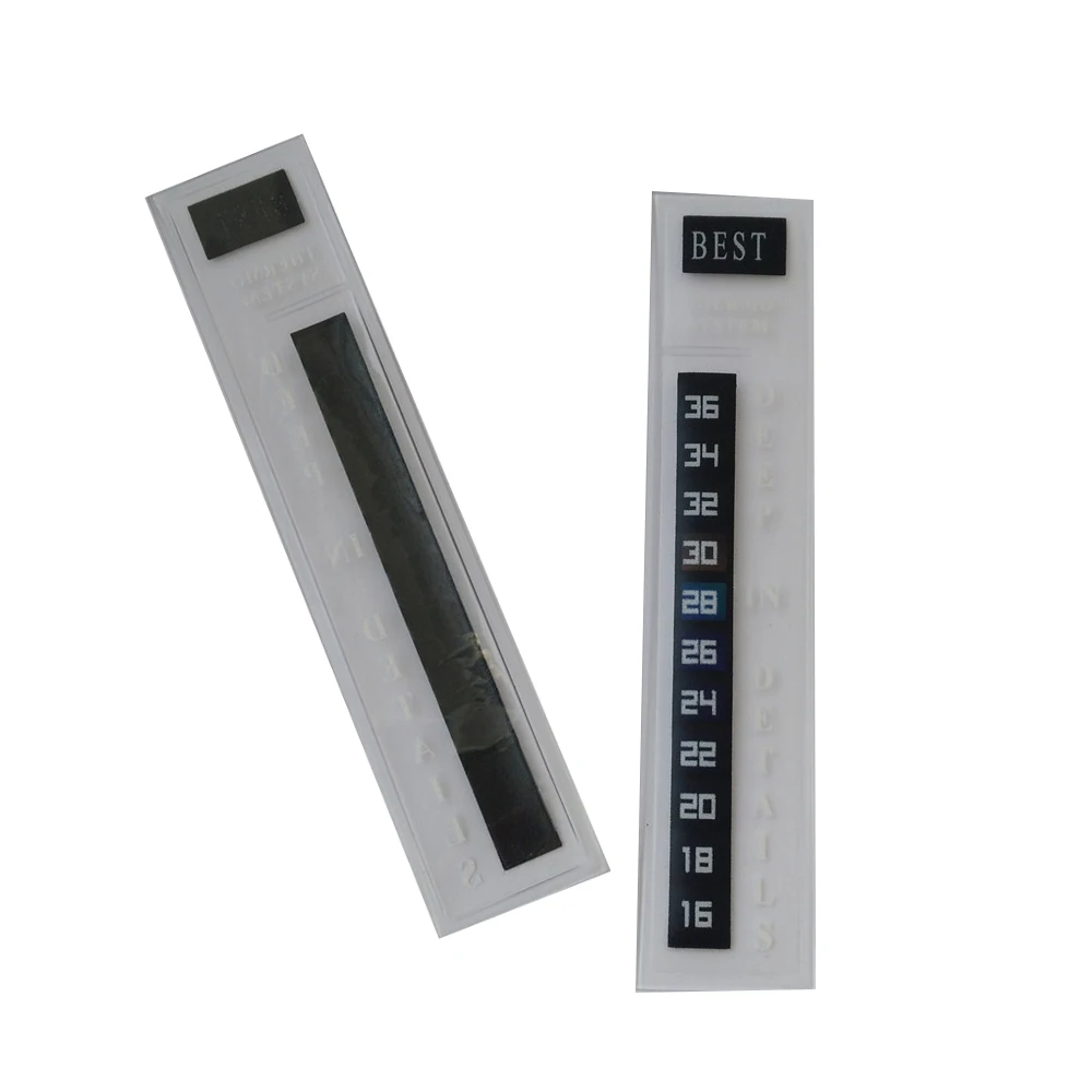 Exquisite LCD Thermometer Strip For Clothes Measure Temperature