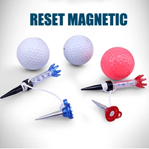Unbreakable Plastic Magnet Golf Tees for Practice Training