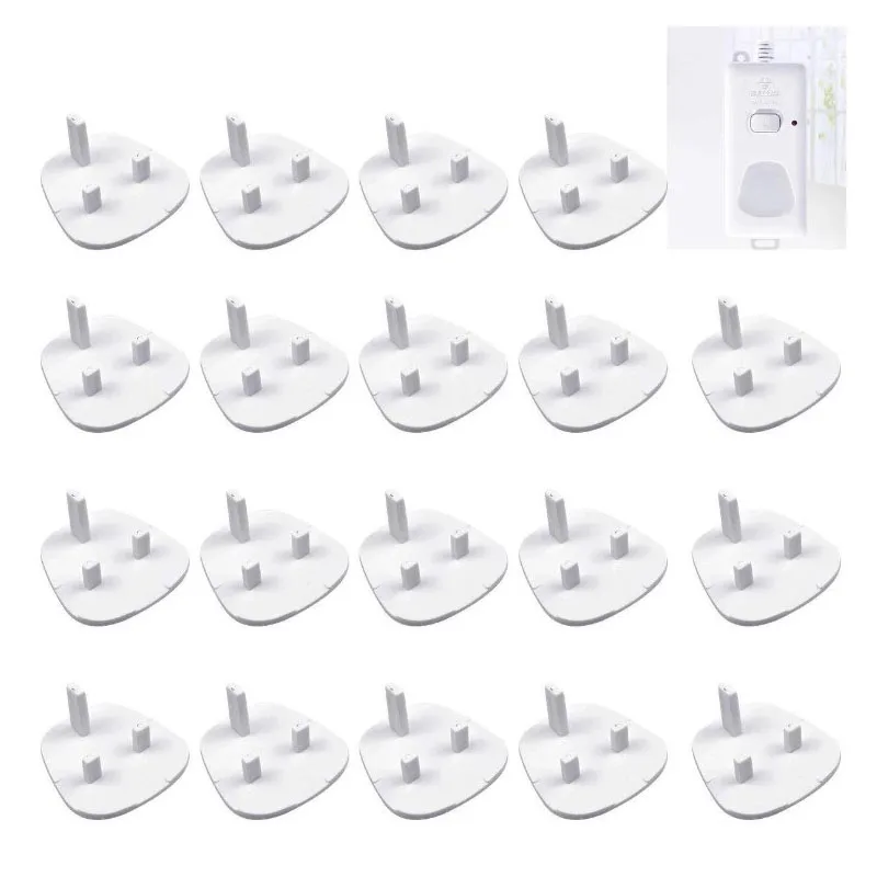 UK Type Anti Electric Shock Electrical Power Socket Covers Baby Child Kids Protective Safety Outlet Plug Covers