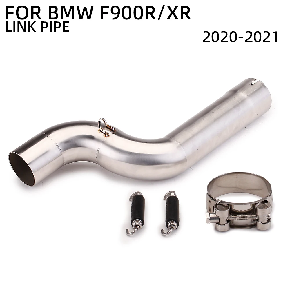 51mm Slip On For F900R F900XR 2020 2021 Motorcycle Exhaust Escape Modify 51mm Mid Link Pipe Catalyst Delete Eliminator Enhanced