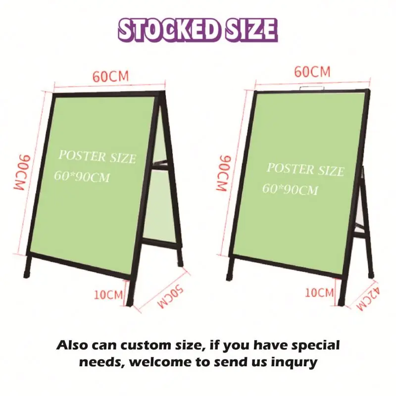 Double Side A Frame Sign Stand  Advertising Custom A Frame Sign A Frame Outdoor Sign