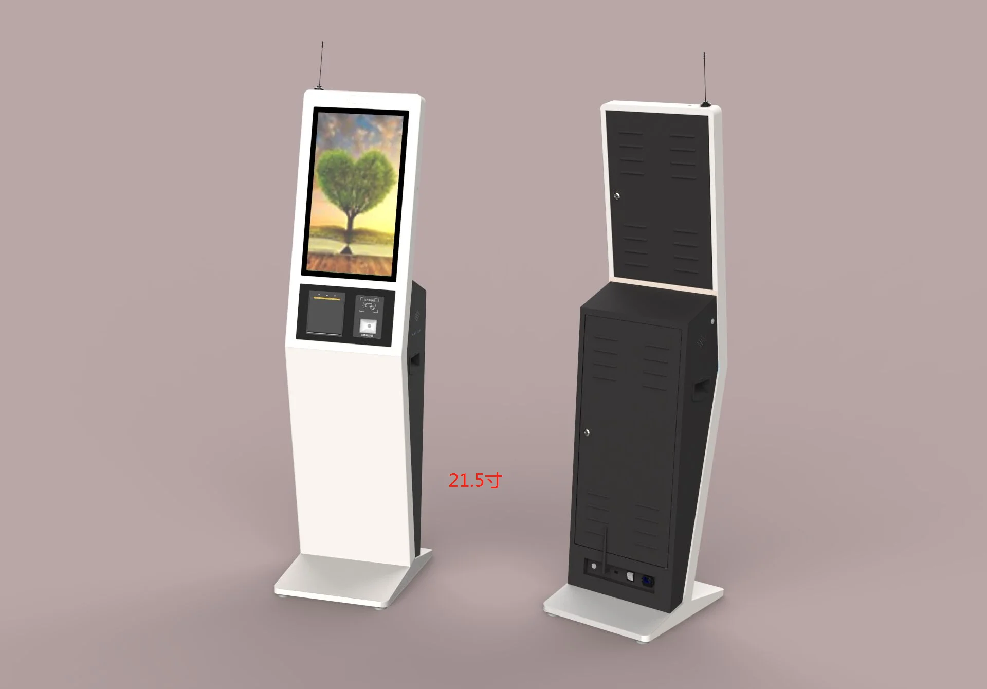 Все в одном информационный киоск с сенсорным экраном self pos machine totem service payment checkout kiosk
