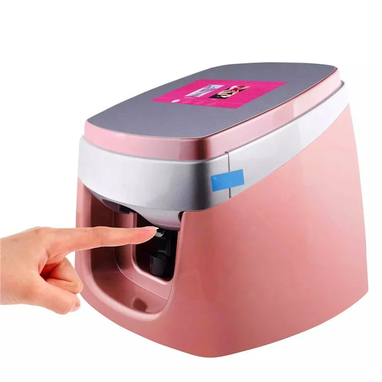 Portable 3D intelligent nail diy smart Art nail printer machine