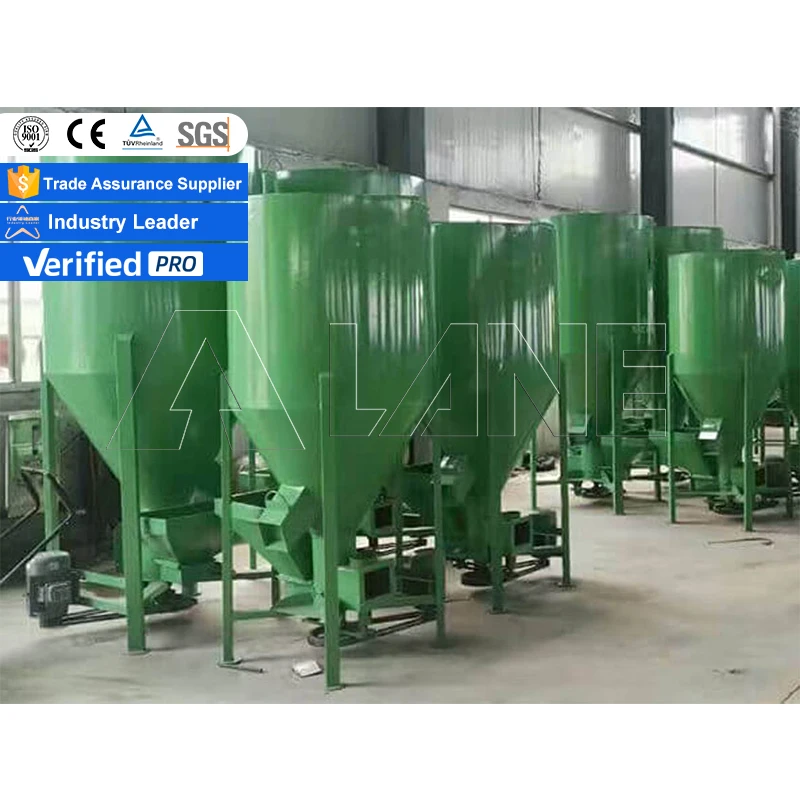 LANE Stationary Feed Mixers Feed Crusher Processing Machine Animal Poultry Livestock Feed Crusher Machine