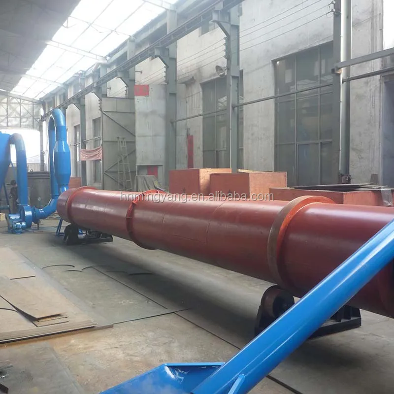 Small capacity 600-900kg/h rotary drum dryer manufacturer