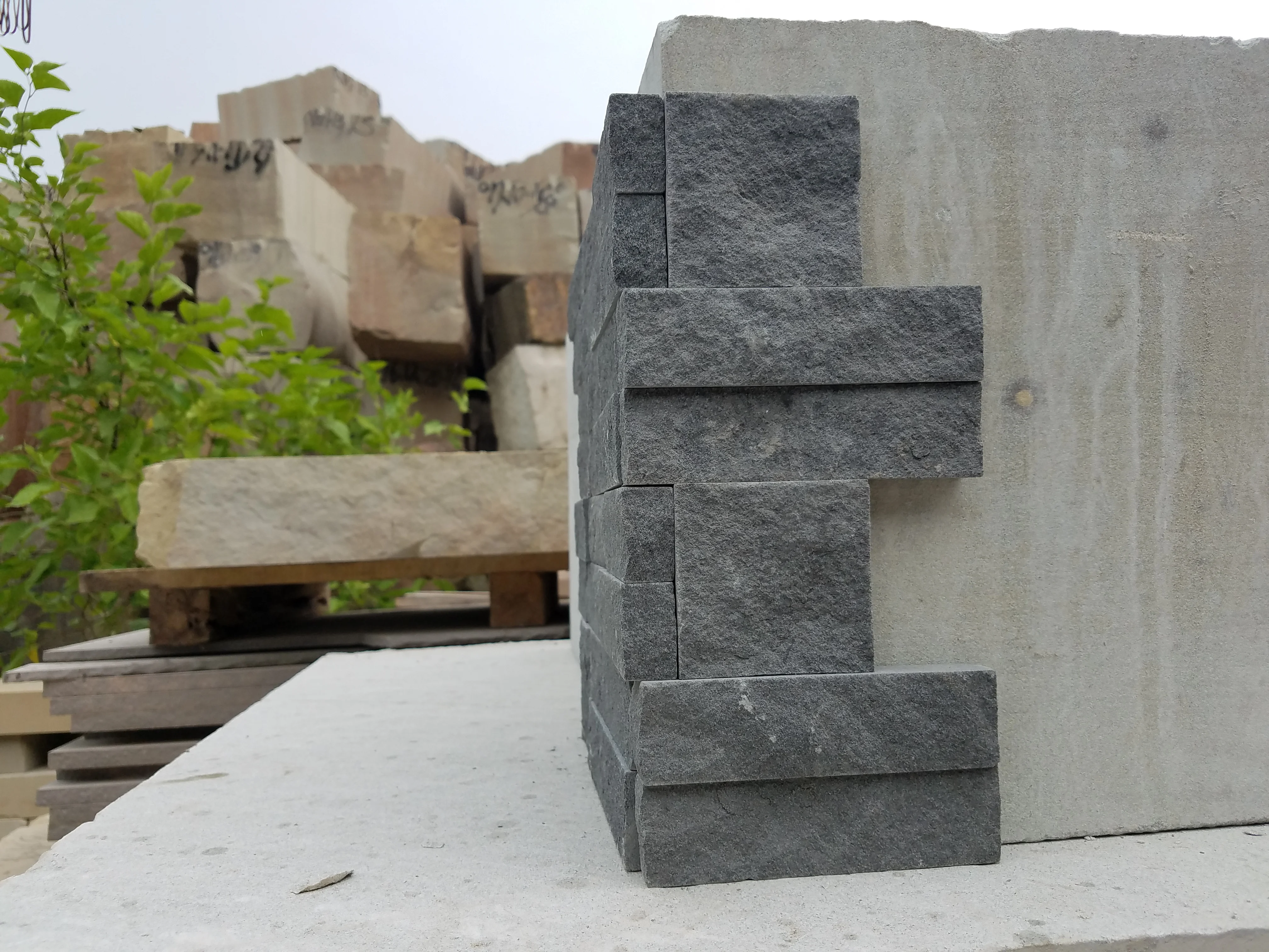 Factory 3d culture stone wall panel sandstone decorative exterior fo architecture