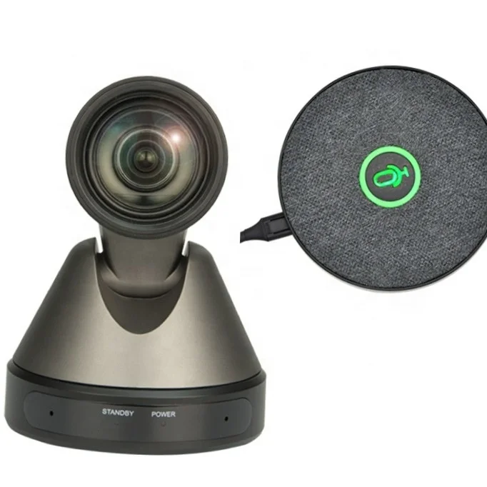 12X HD Video Conference Camera  UVC1.5 3.5mm Audio 1080P USB Camera for Live Streaming