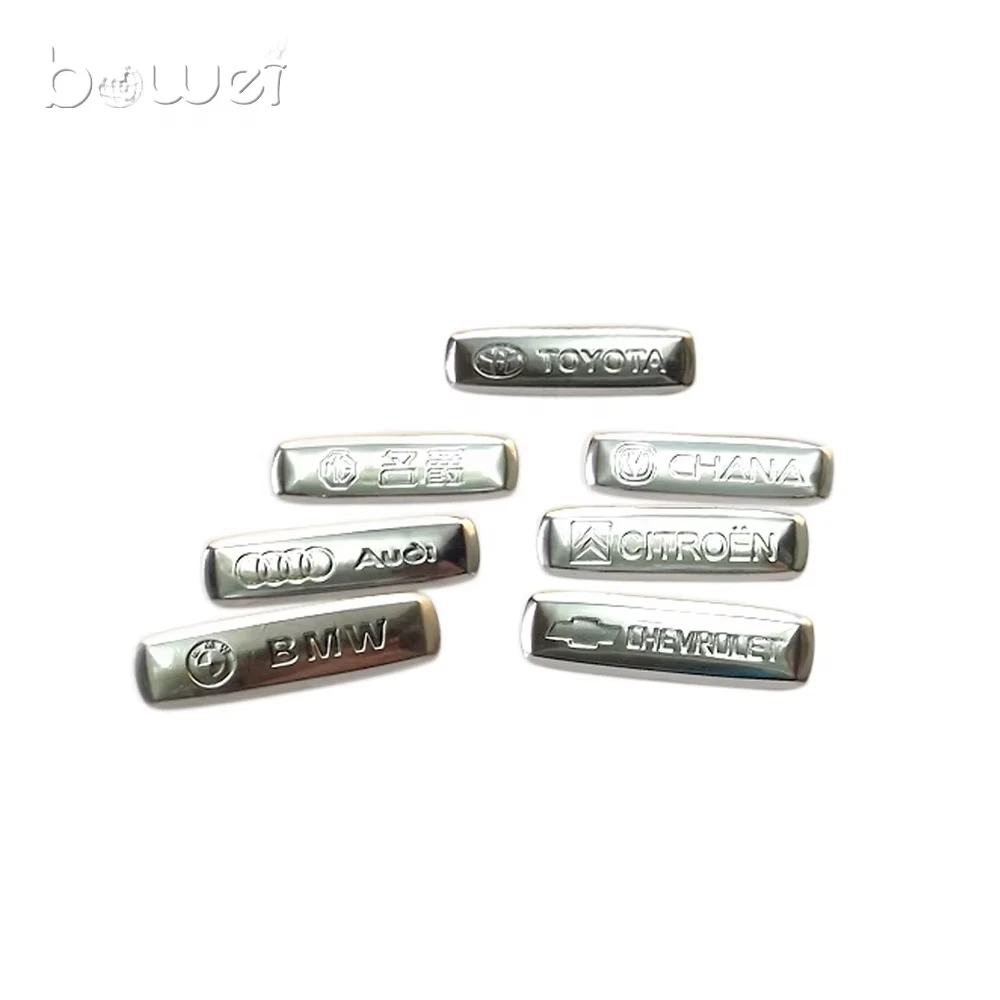 Custom Made 3d Logo Auto Emblem Abs Plastic Chrome Car Emblem Badge With 3m Strong Glue