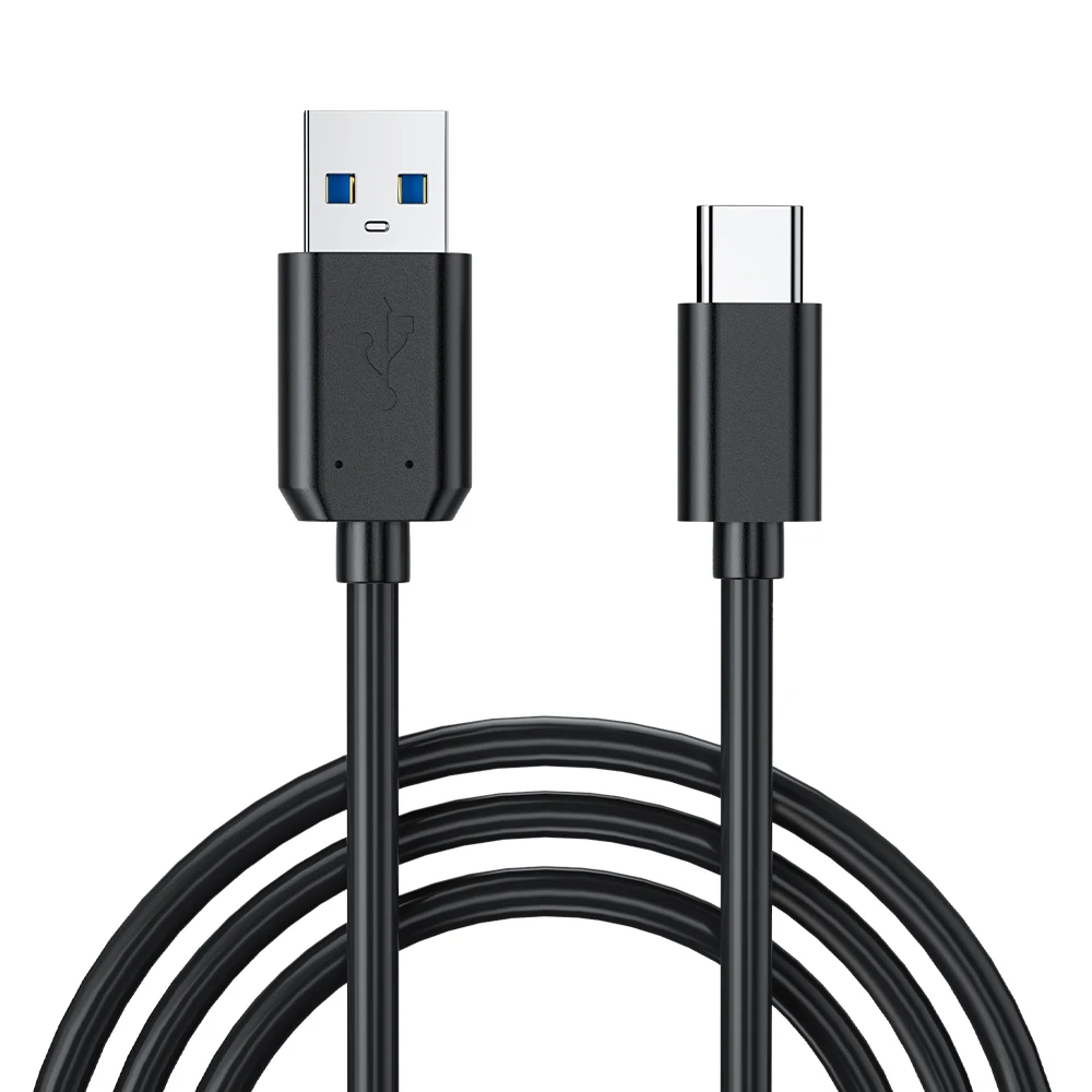 1M Black Mobile Phone Data Cable USB to Type C Cable 12W PD Charging and Data Transmission Cable