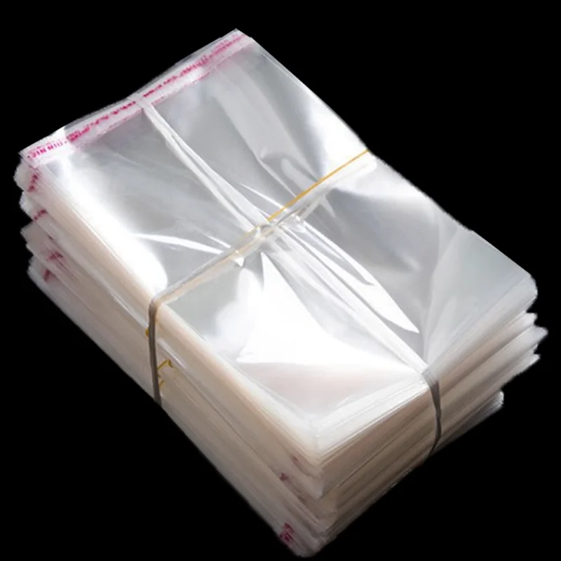 Factory Customization High quality OPP plastic adhesive tape packaging bag transparent bag