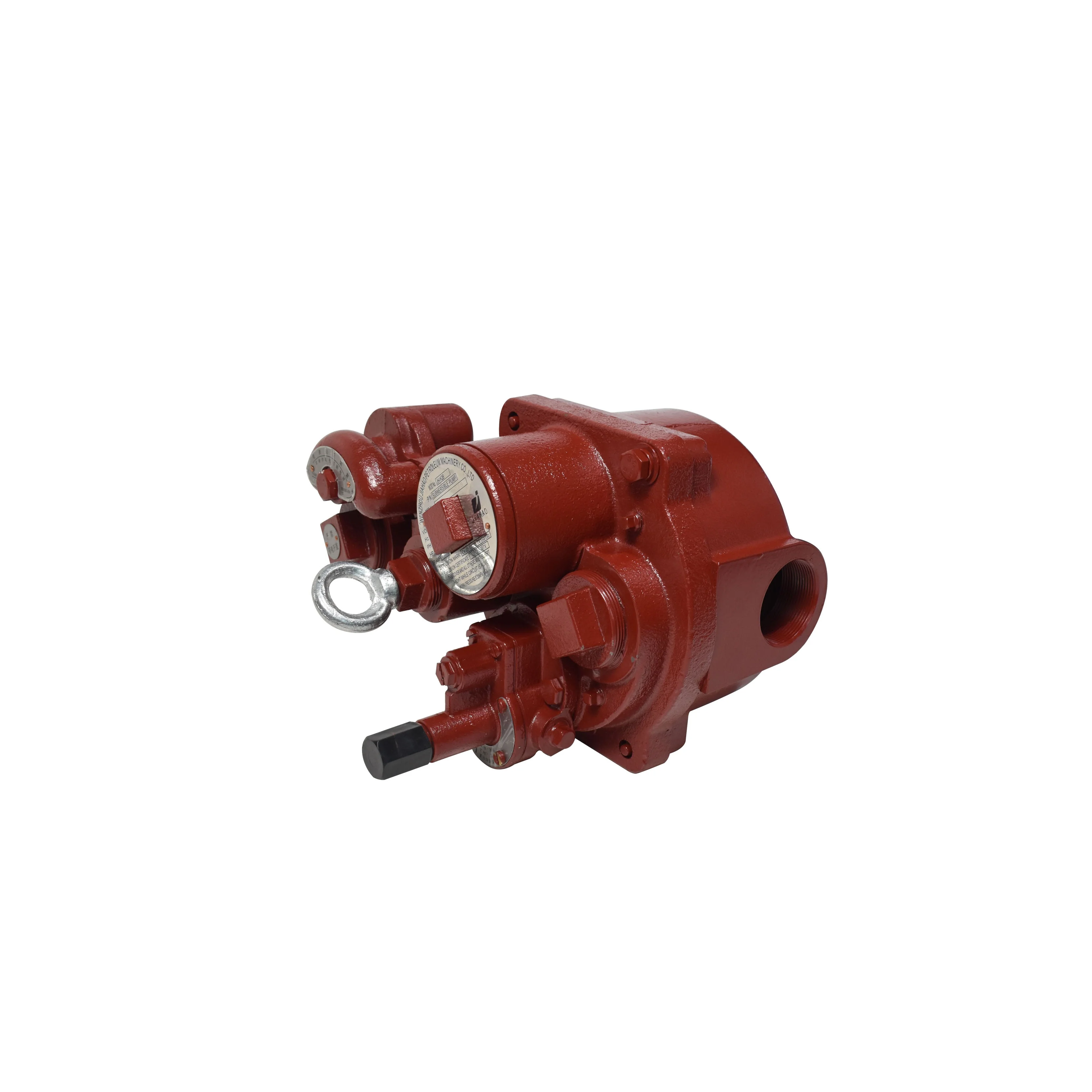 QYB-240 220V Reliable and Efficient Electric Red jacket Submersible Fuel Pump Oil Pump Factory Direct Sale