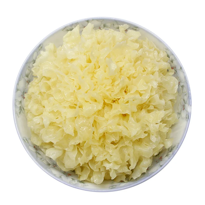 Pure natural high-quality dried tremella for lowering cholesterol and increasing collagen