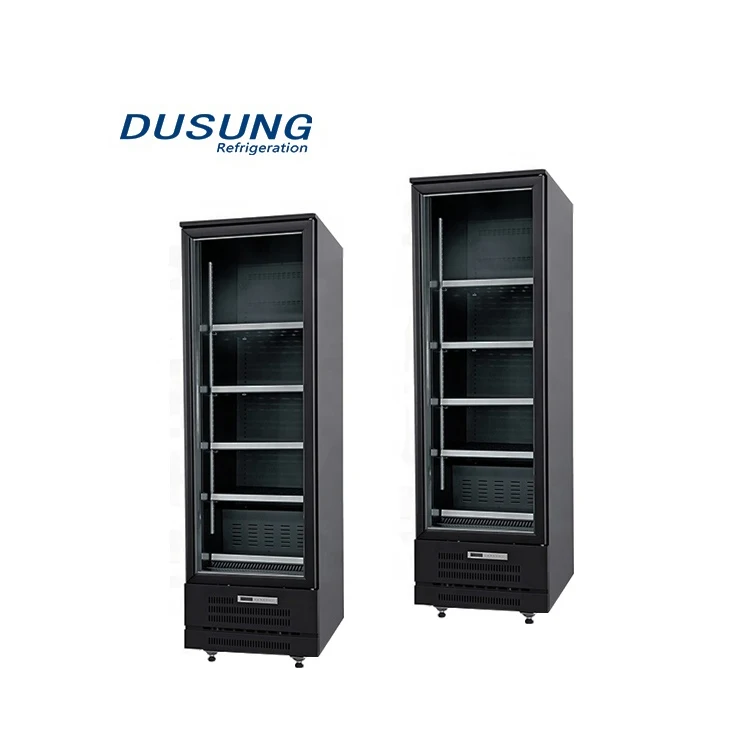 Коммерческий холодильник со стеклянной дверью для фруктов и овощей