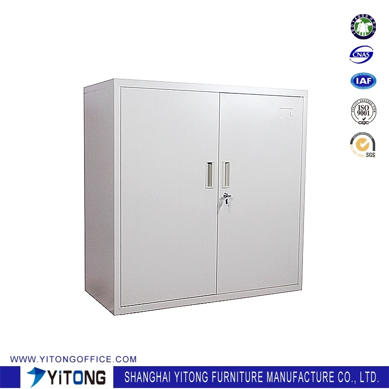 YML 2 Door Metal Building Filing Storage Cabinet Fireproof Safes Office Furniture Steel Filing Cabinet