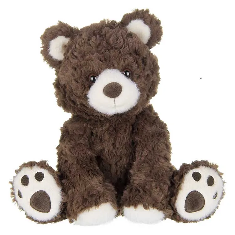 Worldwide sale quality giant cute dark brown cradily plush fabric teddy bear for kids