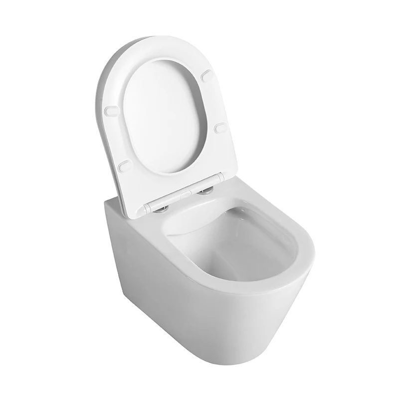 cheap ceramic sanitary ware washdown wall hung toilet commode for hotel bathroom equipment