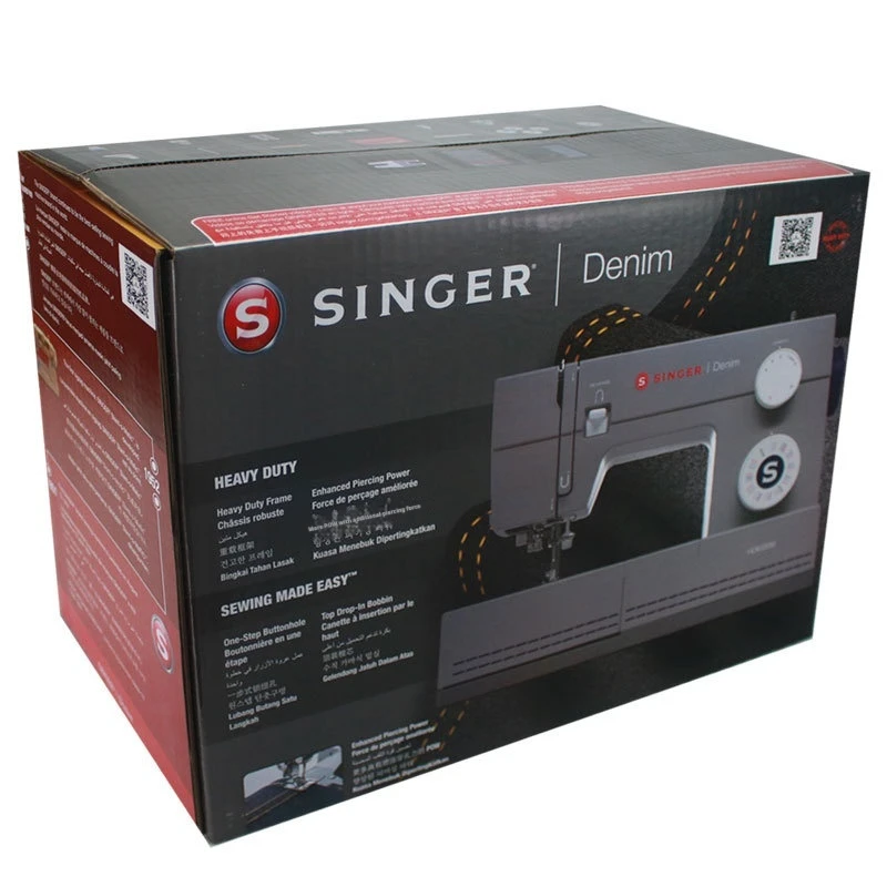 SINGER 6335M Sewing Machine Home Multi functional Thick type Electric Pedal Bench with Lock Edge Lock Eye Clothing Cart