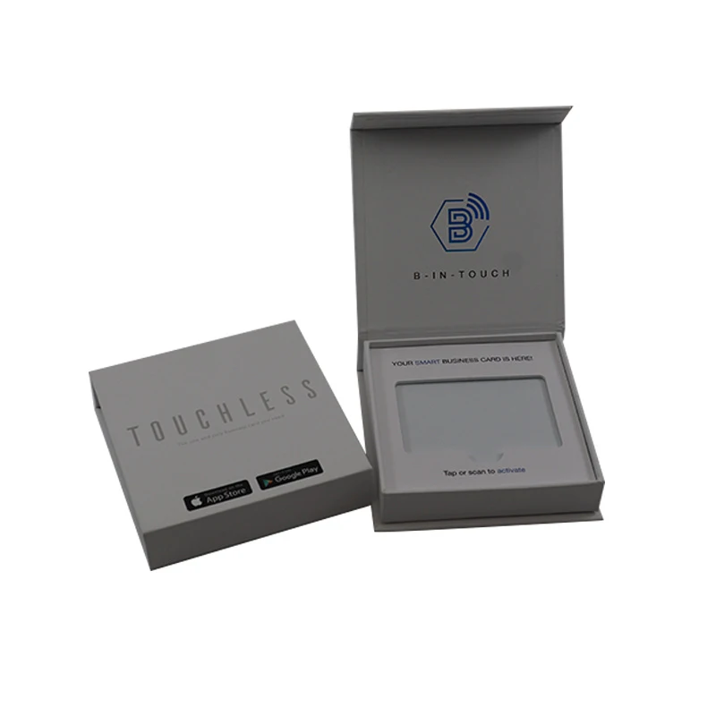 custom high quality credit card holder gift box