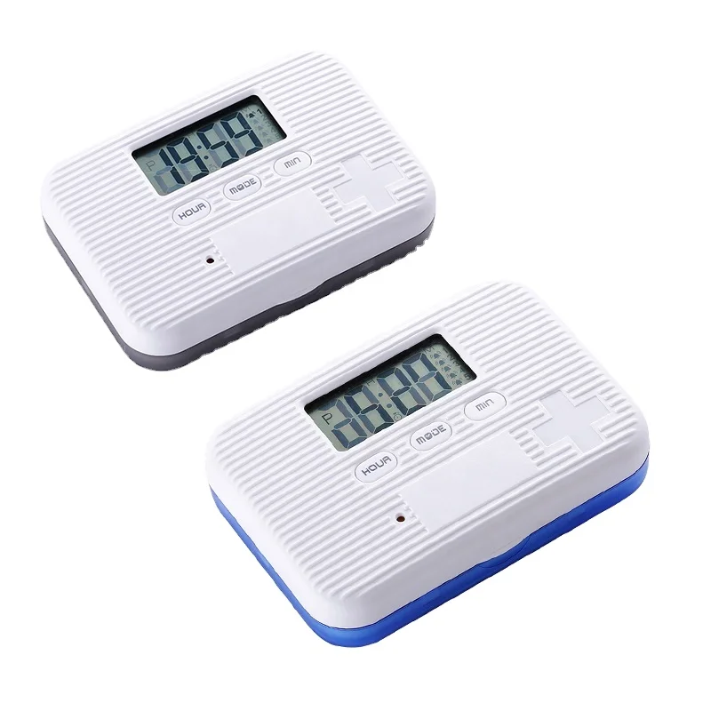Reminder Elderly Medicine Organizer Container Mini Electronic Digital Plastic Pill Box Alarm Timer