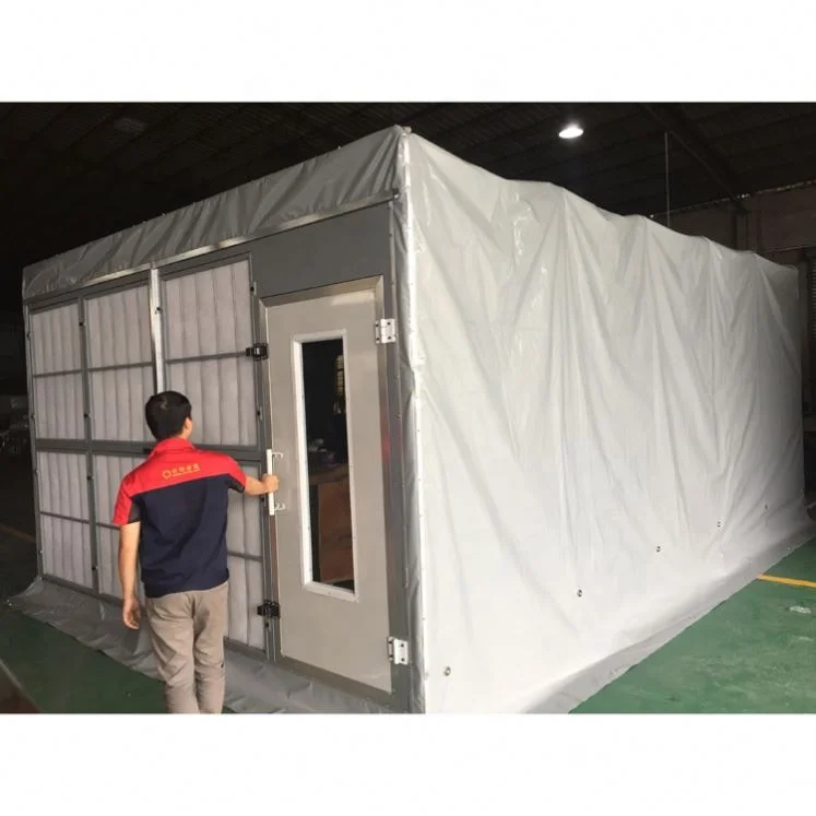 Cheap Price Painting Chamber/Outdoor Retractable Portable Car paint booth/Used Paint Spray Booth For Sale