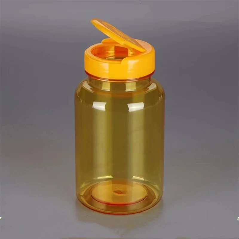 food container 50ml 60ml 80ml 100ml 120ml 150ml 180ml 200ml 250ml 300ml 400ml 500ml clear PET plastic candy jar with crc cap