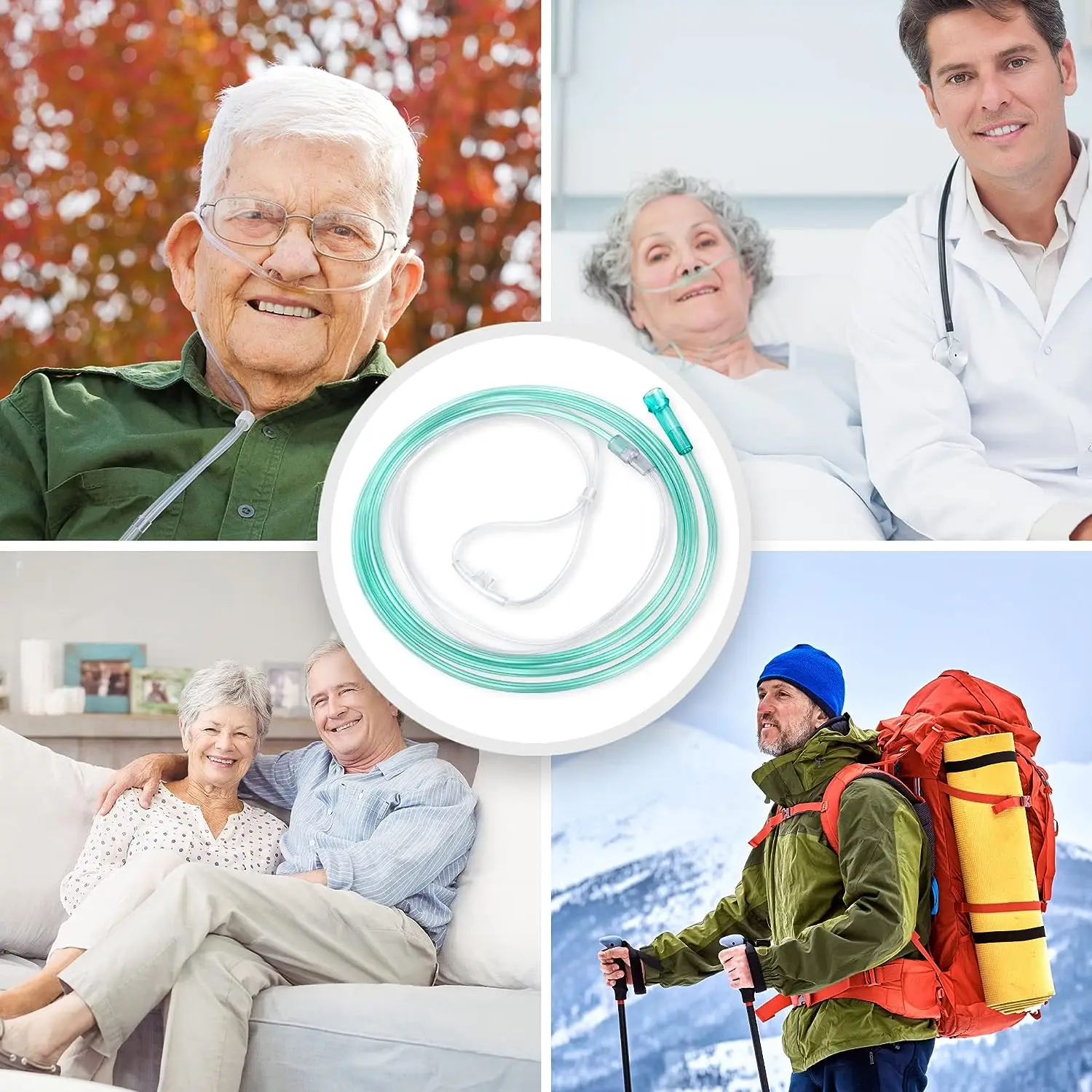 Soft and comfortable Nasal Oxygen Cannula for Single use