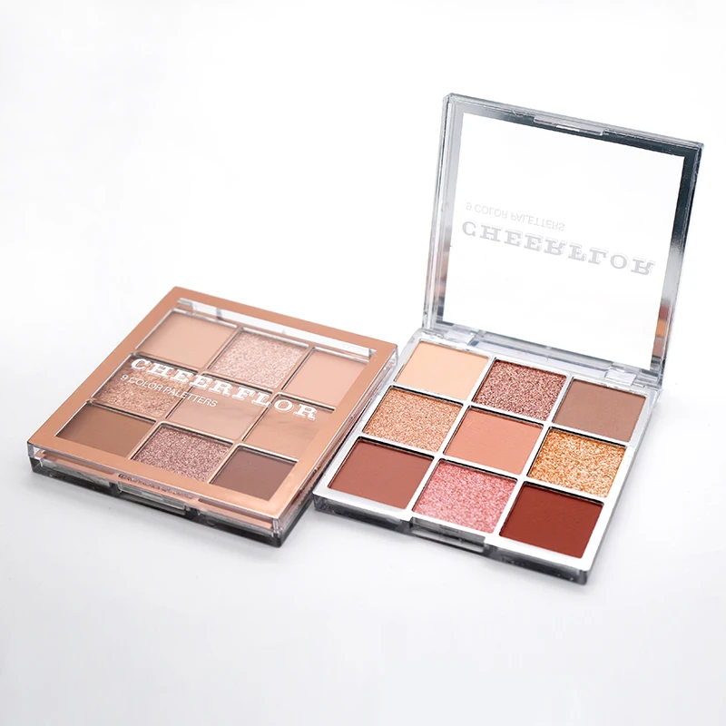 9 Colors Eyeshadow Palette Cosmetics Make Up Pallette support ODM/OEM 9 Colors Eyeshadow Palette Cosmetics Make Up Pallette