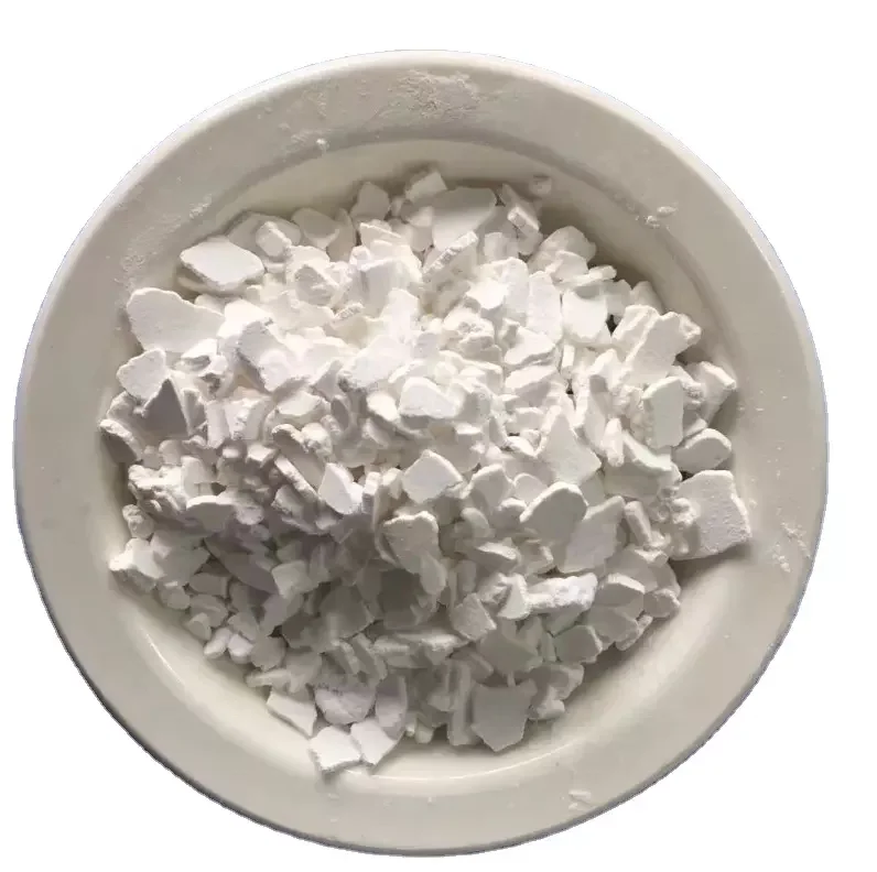 Factory price Calcium Chloride Dihydrate  flakes for snow ice melting and drying agent