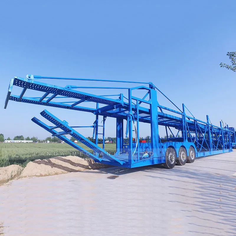 Heavy Duty 8 9 10 Car Carrier Trailer, Car-carrying Trailer ,auto Transport Trailer for Sale Truck Trailers 25001-30000 Kg