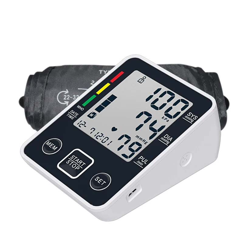 Nuevos sistemas de control de la presion arterial Esfigmomanometro bp Aparato Monitor de presion arterial digital