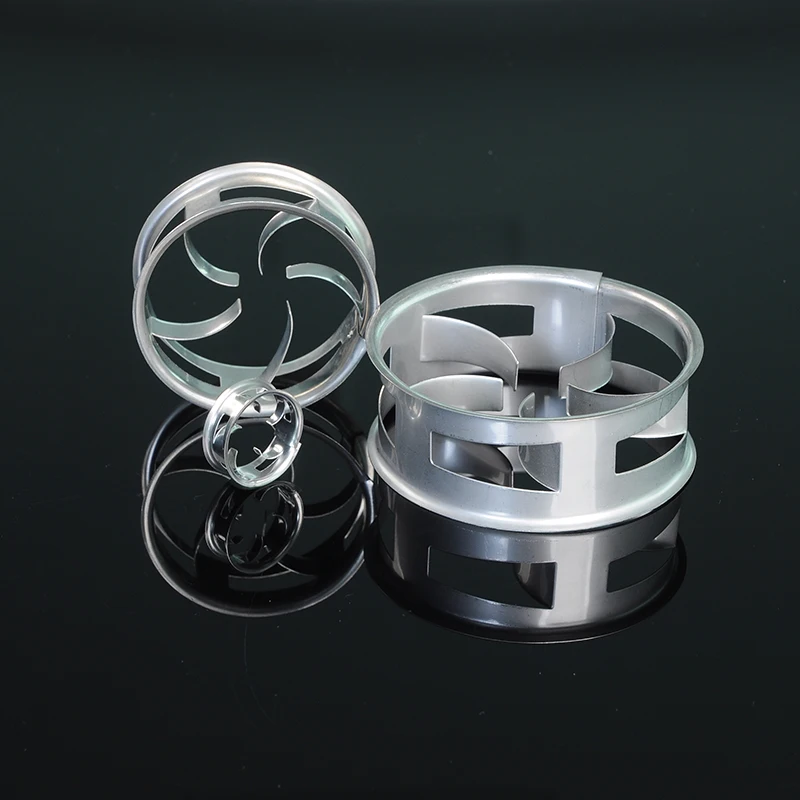 50mm Metal Cascade Mini Ring Stainless Steel Cmr Ring For Extraction & Fractionation