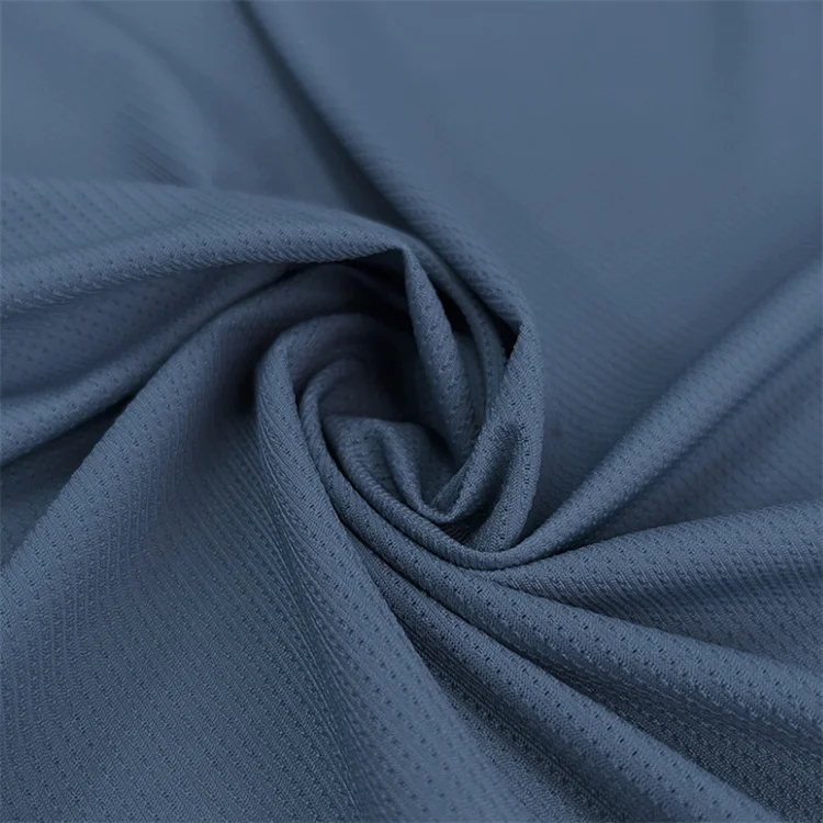 76 nylon 24 spandex t-shirt fabric 165g jersey rolls quick-drying nylon high stretch jacquard mesh warp knitted sportswear